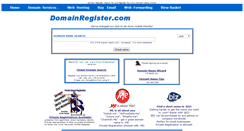 Desktop Screenshot of domainregister.com
