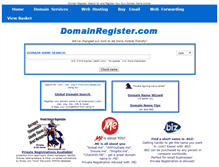 Tablet Screenshot of domainregister.com